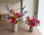Footed Vase - Bright & Cheery